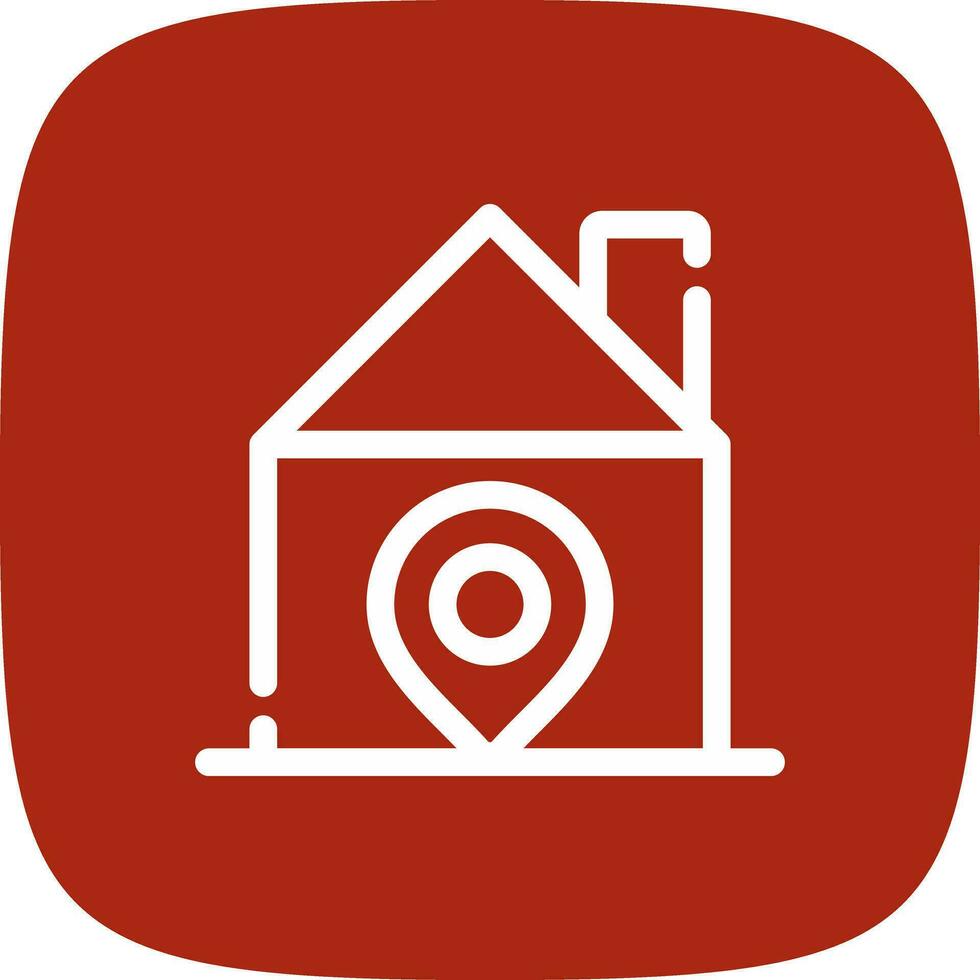 Home Location Creative Icon Design vector