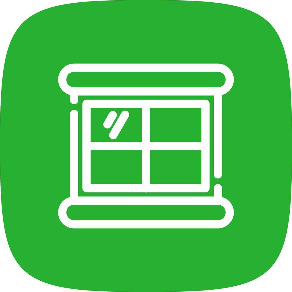 Window Creative Icon Design vector