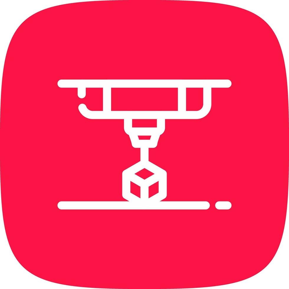 3D Printing Creative Icon Design vector