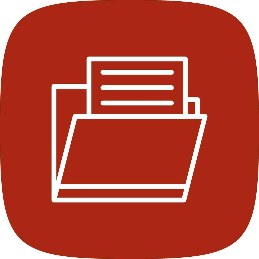 Document Folder Creative Icon Design vector