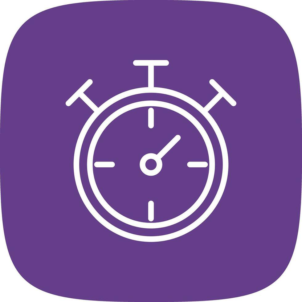 Stopwatch Creative Icon Design vector