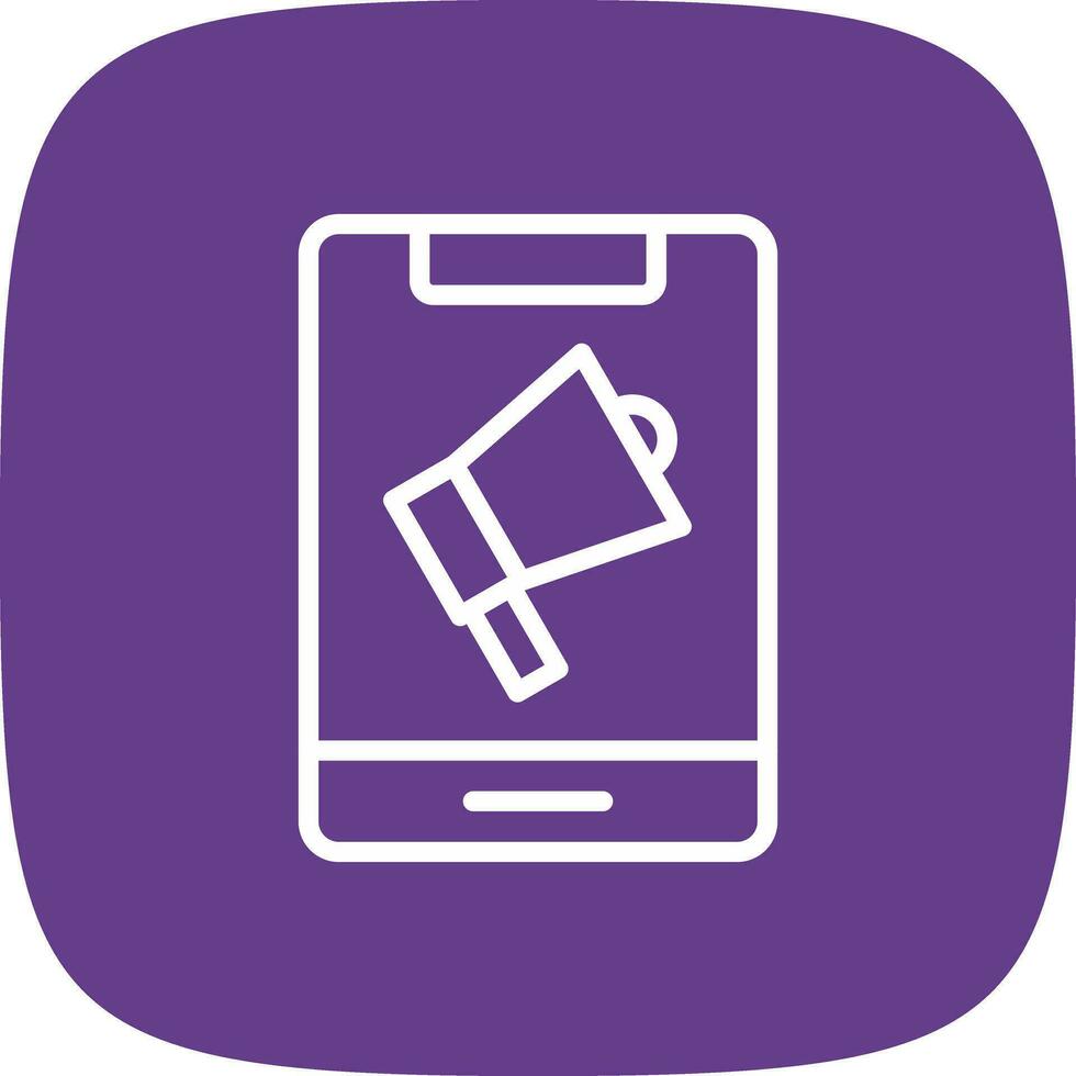 Online Ad Creative Icon Design vector
