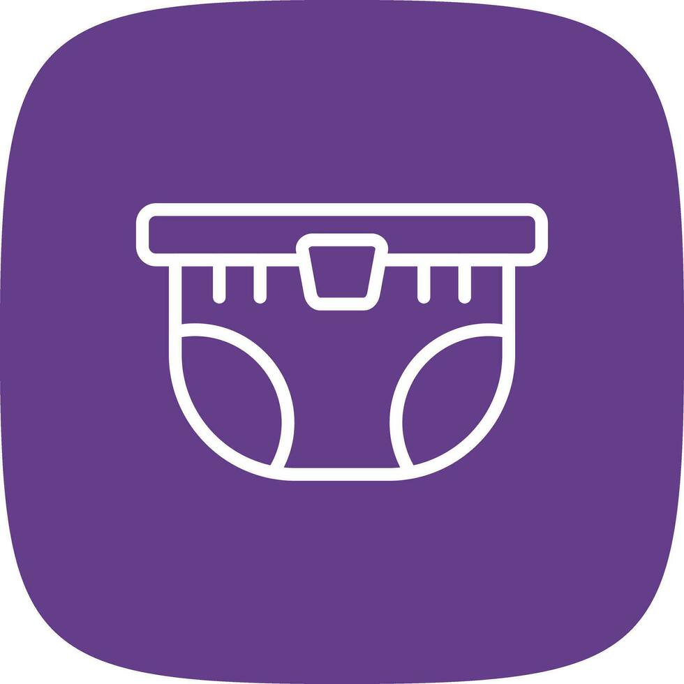 Diapers Creative Icon Design vector