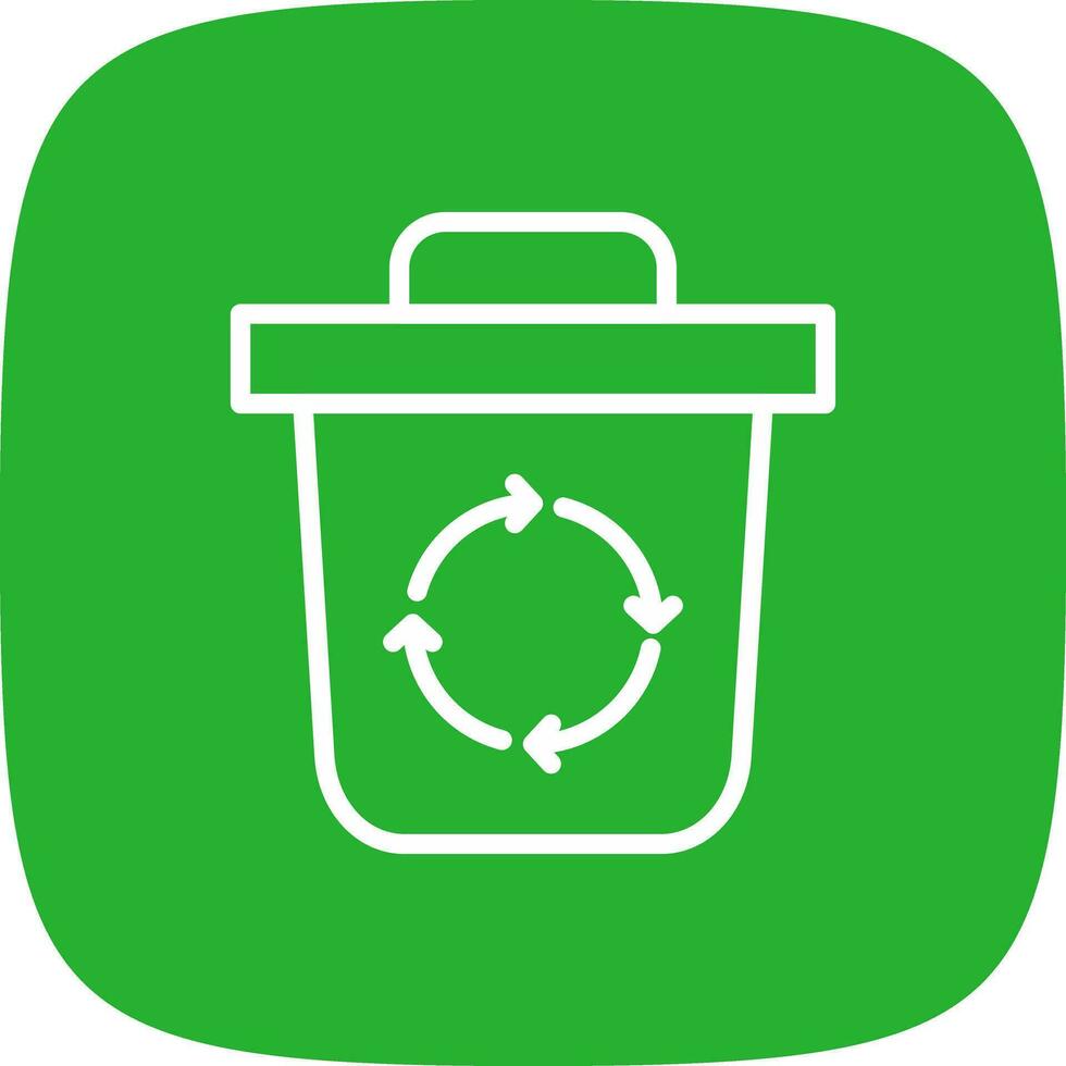 Trash Creative Icon Design vector