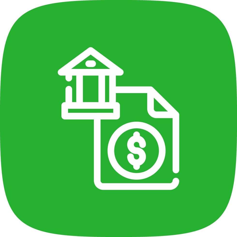 Banking App Creative Icon Design vector
