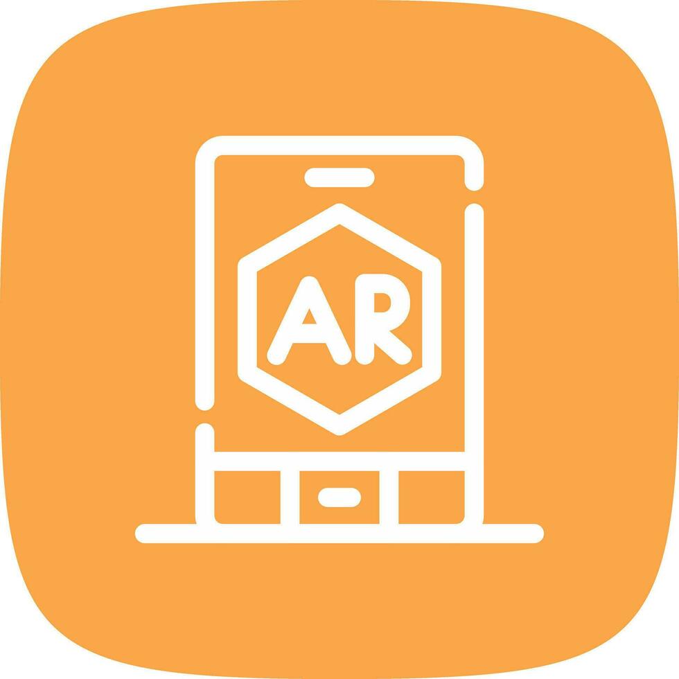 Ar App Creative Icon Design vector