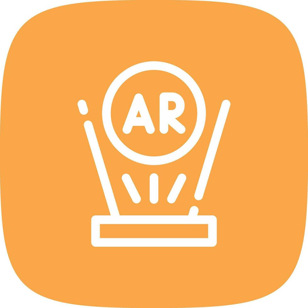 Augmented Reality Creative Icon Design vector