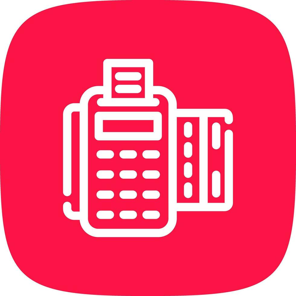 Card Machine Creative Icon Design vector