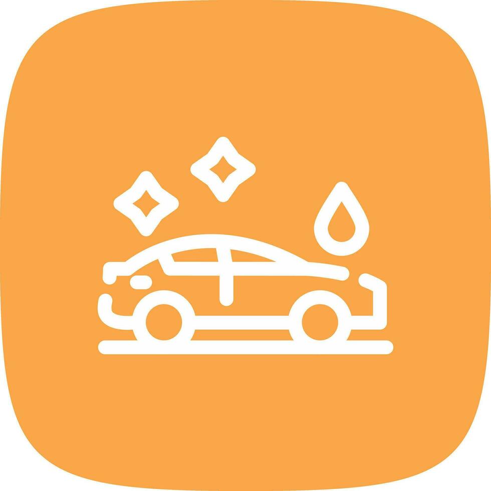 Car Wash Creative Icon Design vector