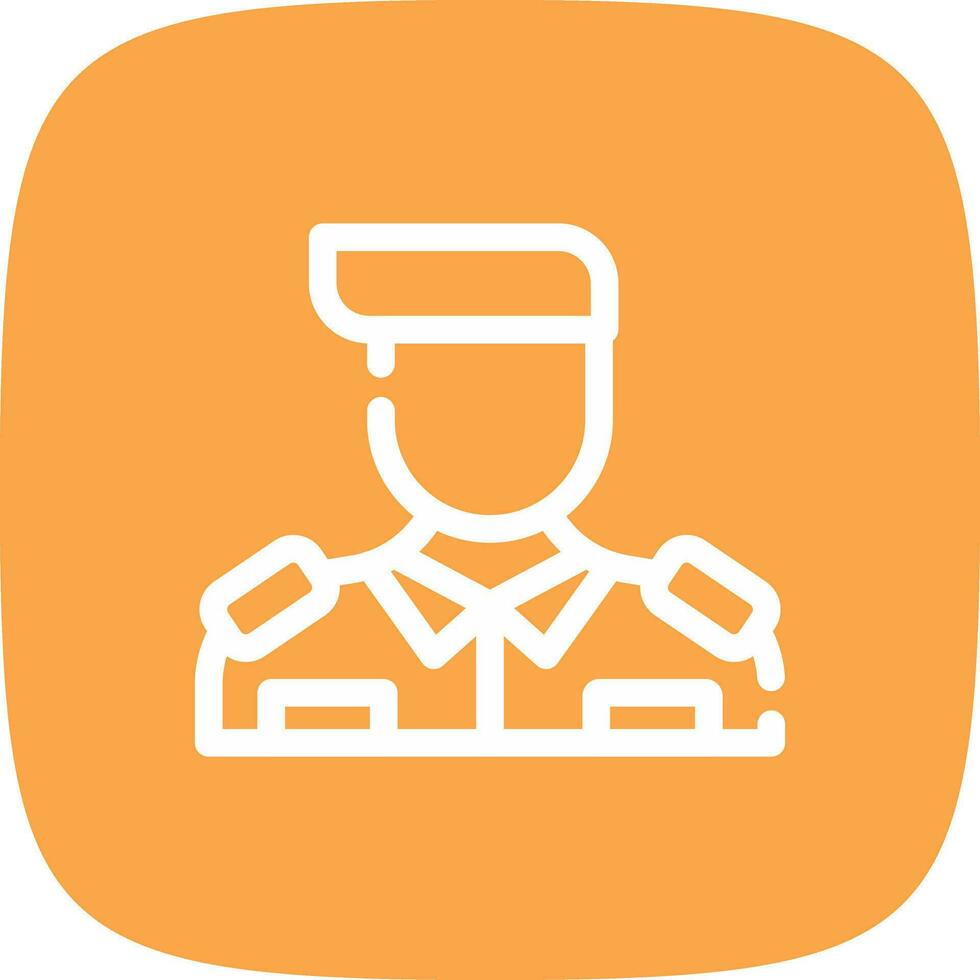 Policeman Creative Icon Design vector