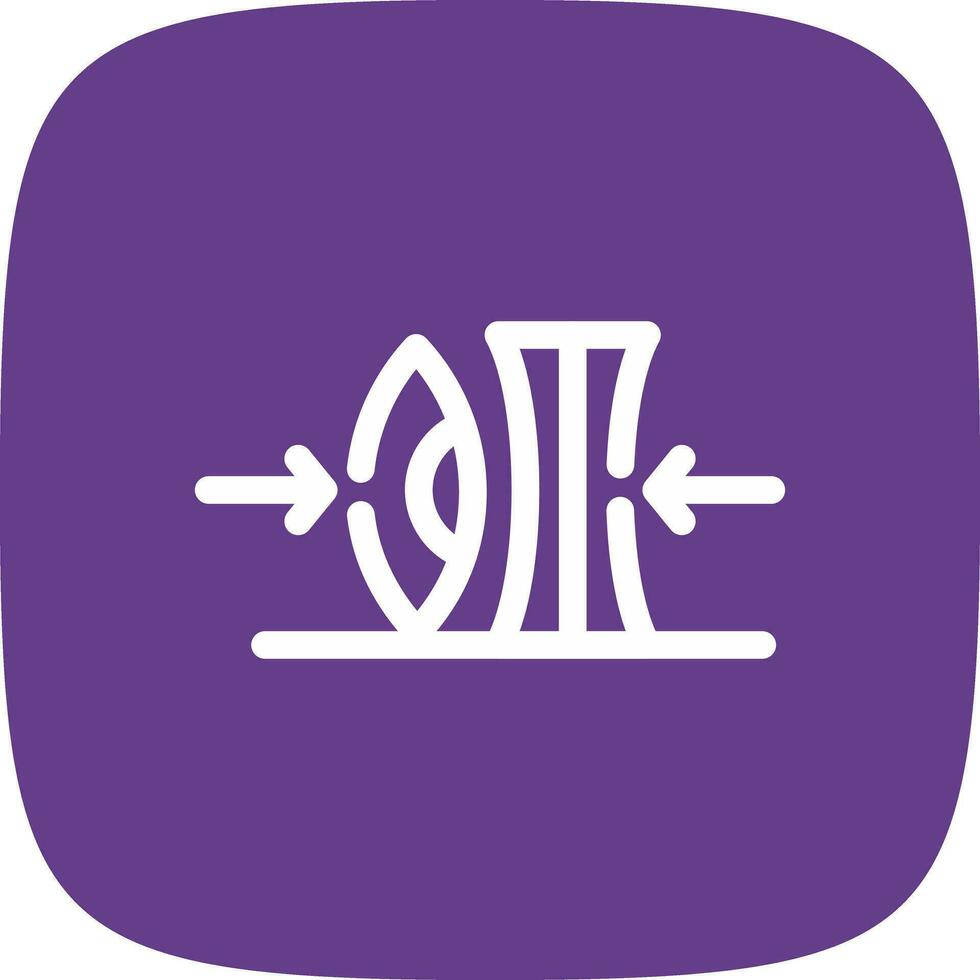 High Index Lenses Creative Icon Design vector