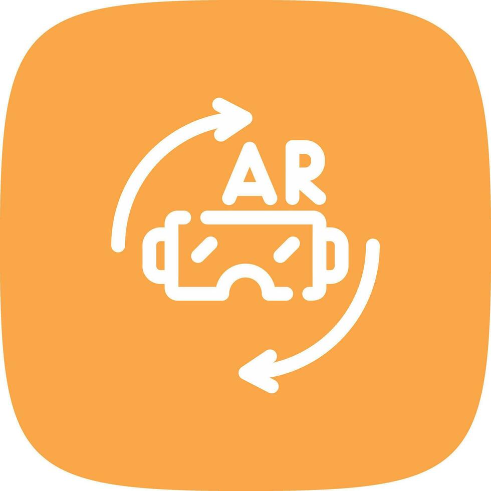Vr Glasses Creative Icon Design vector