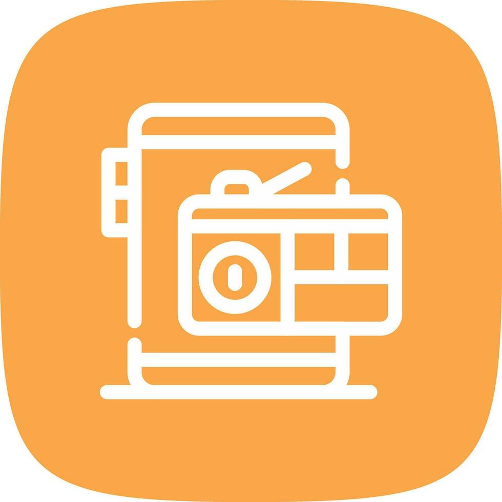 Digital Radio Creative Icon Design vector