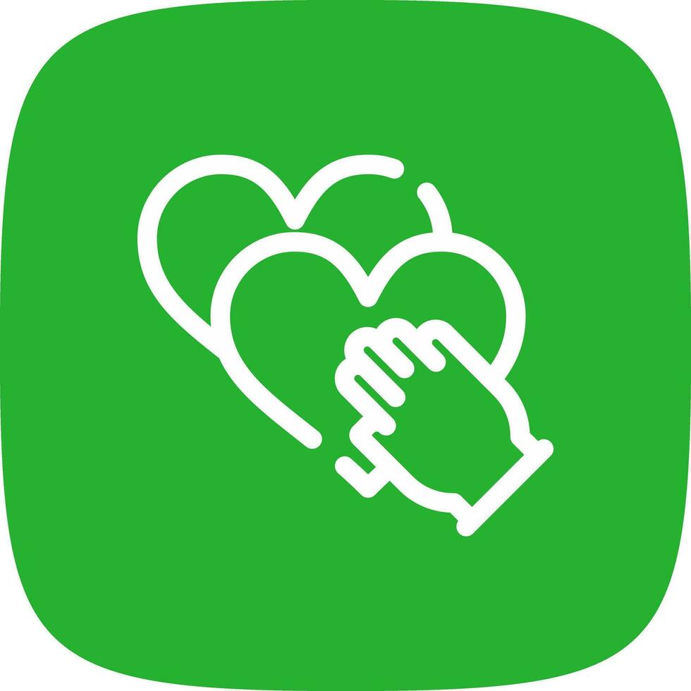 Make a Pledge Creative Icon Design vector