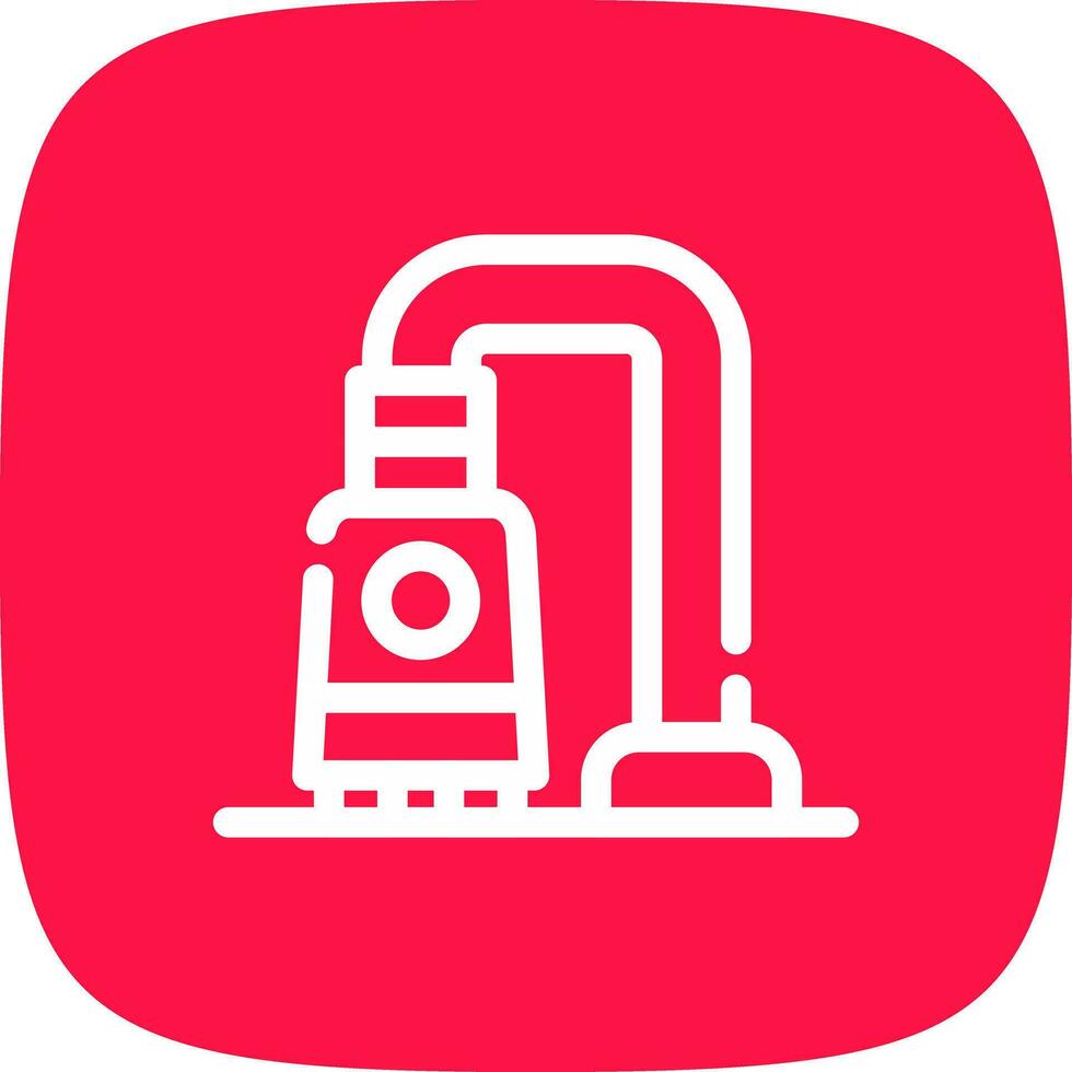 Vacuum Cleaner Creative Icon Design vector