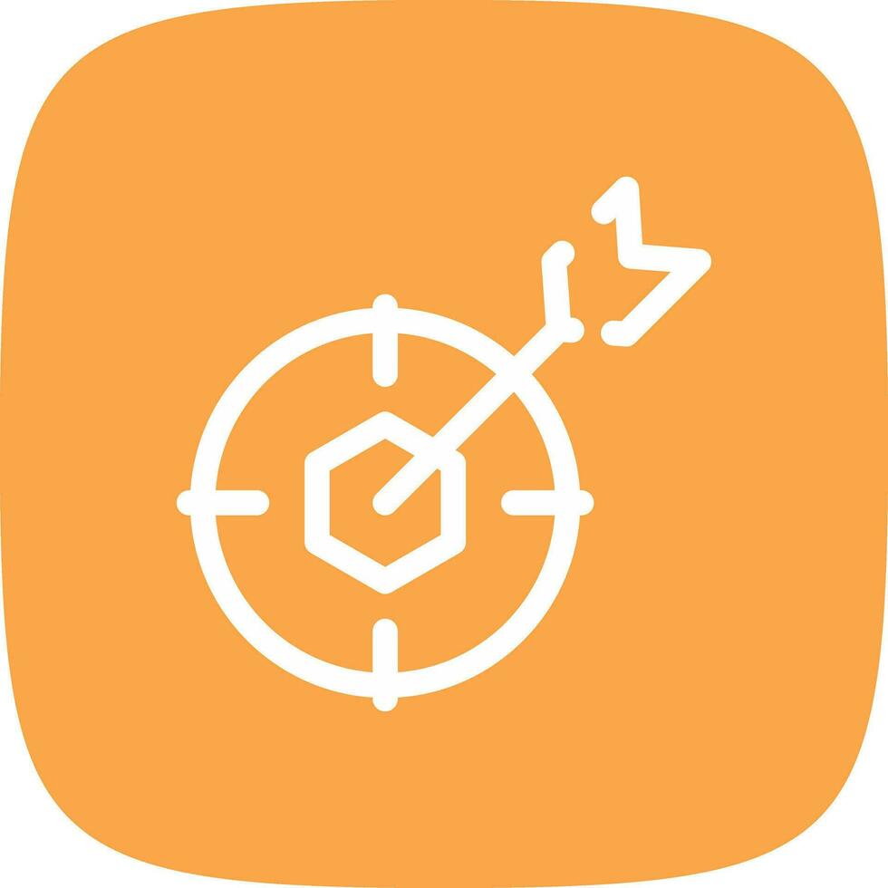 Nested Target Creative Icon Design vector