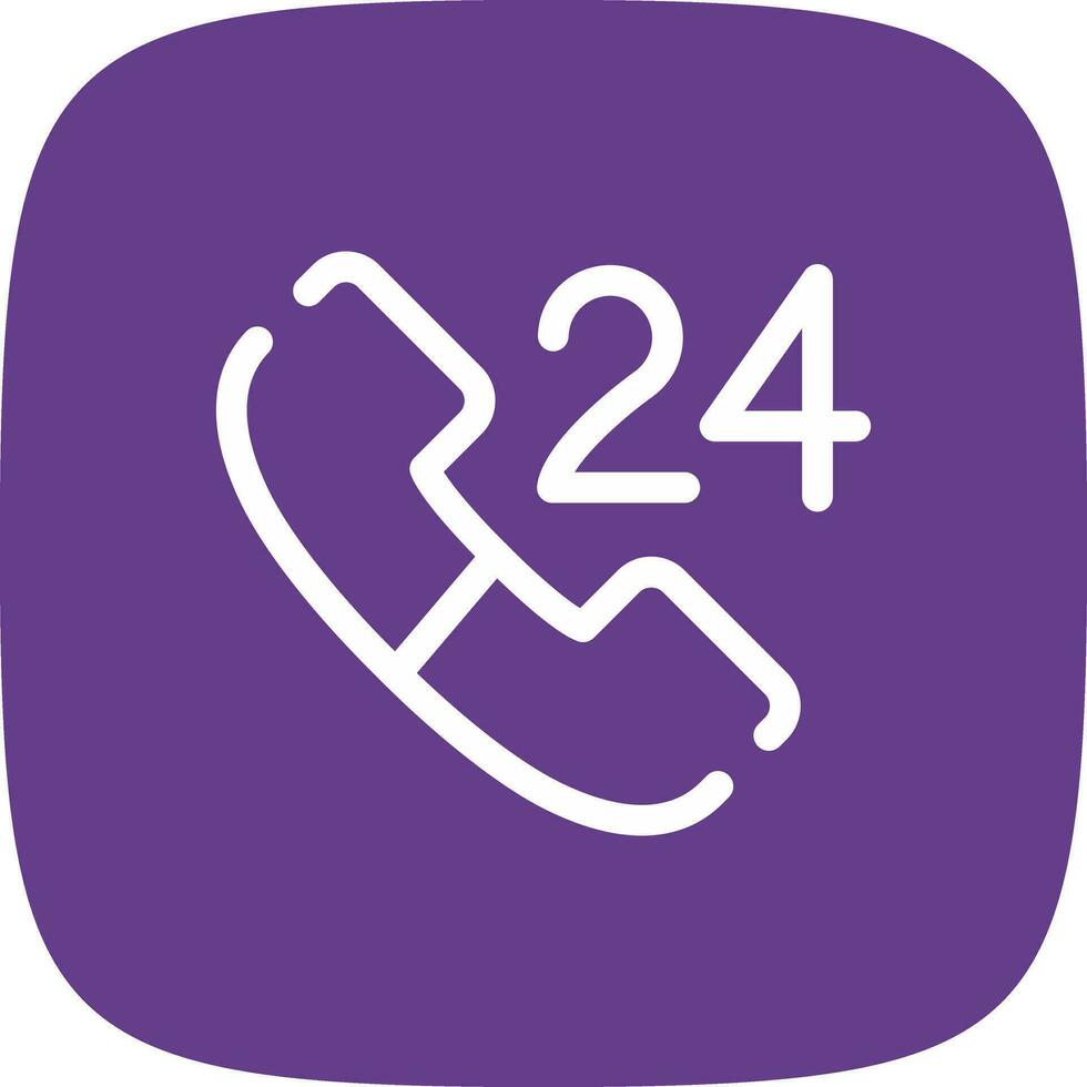 Service Hours Creative Icon Design vector