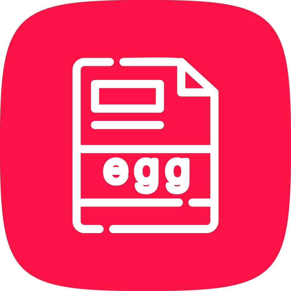 diseño de icono creativo de huevo vector