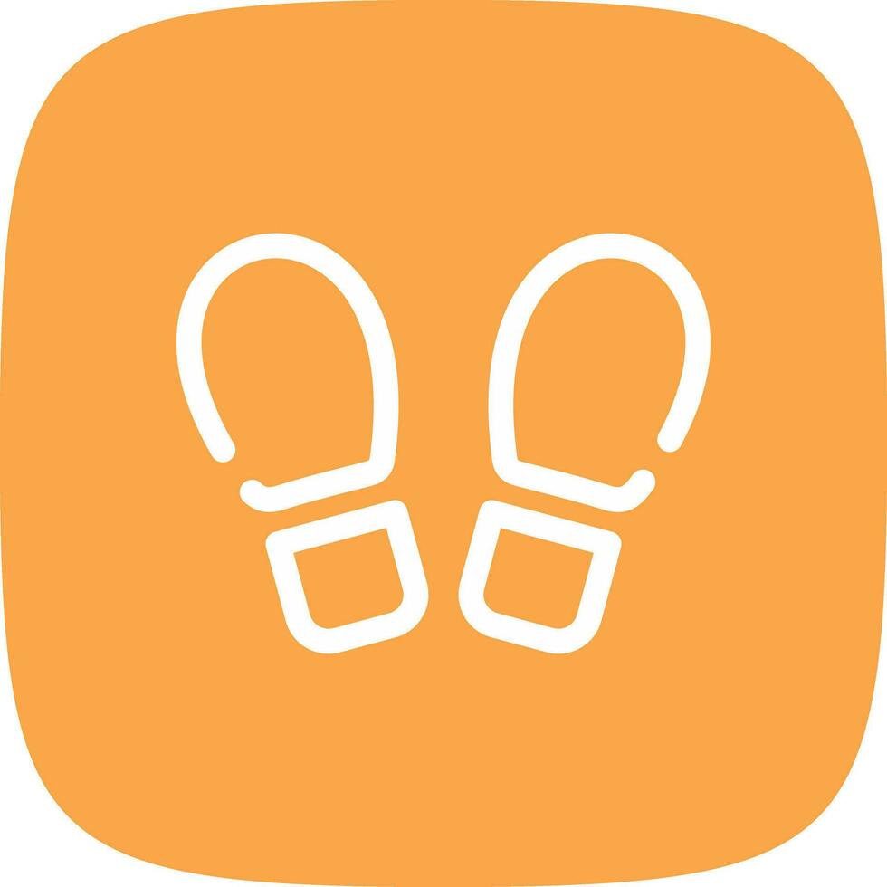Footprint Creative Icon Design vector