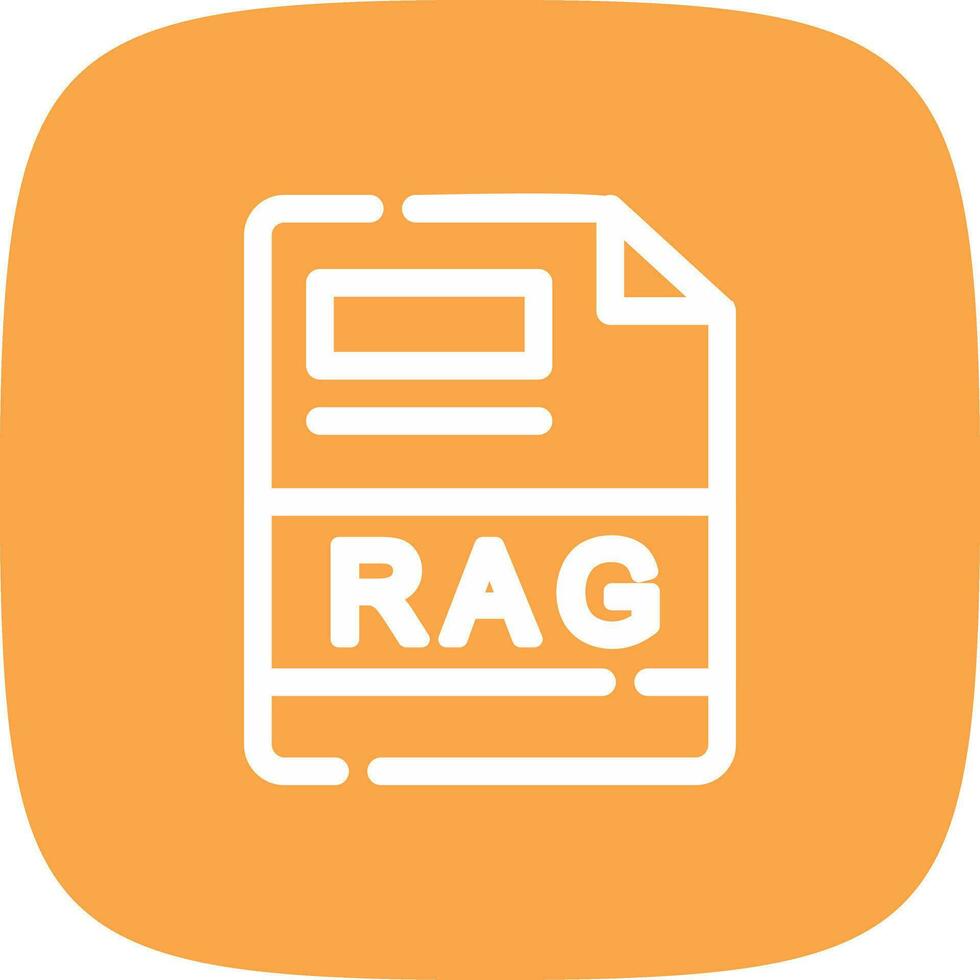 RAG Creative Icon Design vector