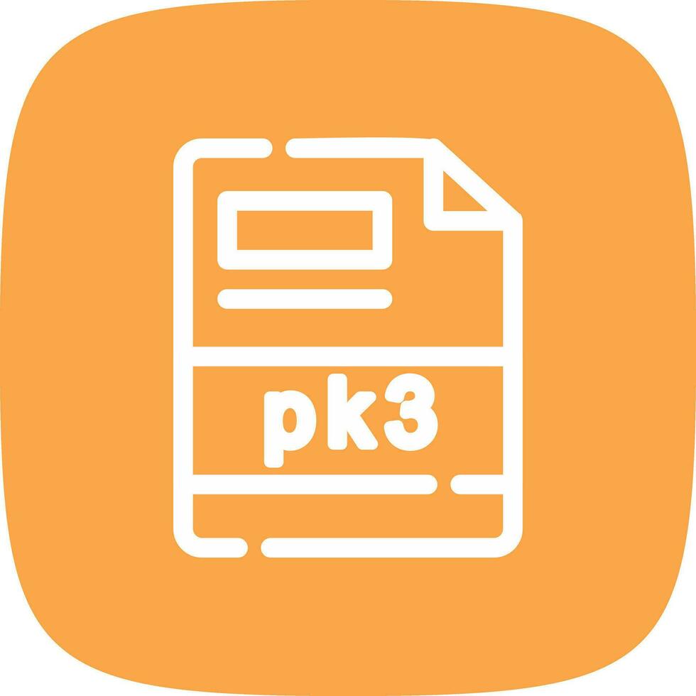 pk3 Creative Icon Design vector