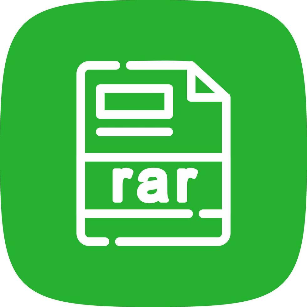 rar Creative Icon Design vector