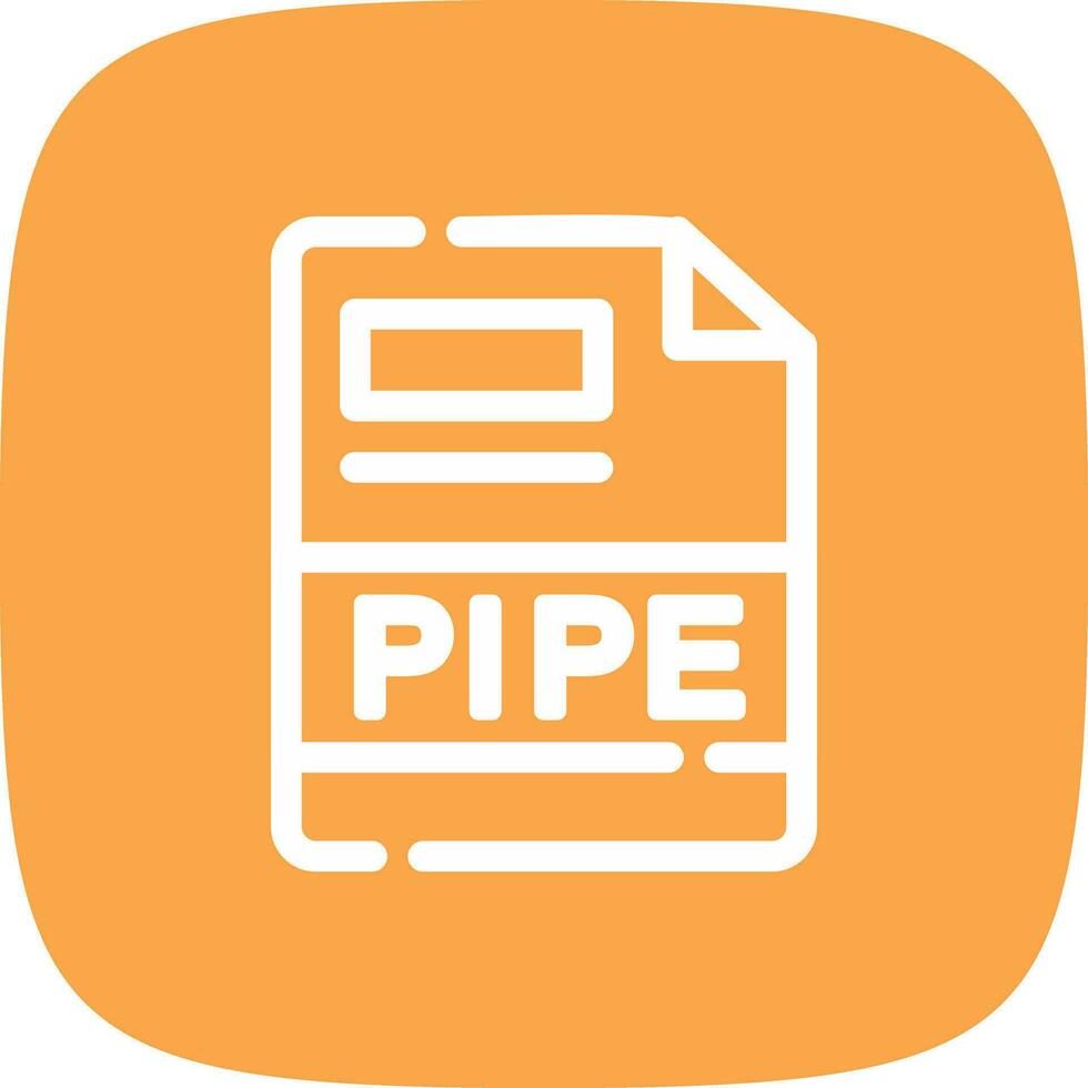 PIPE Creative Icon Design vector