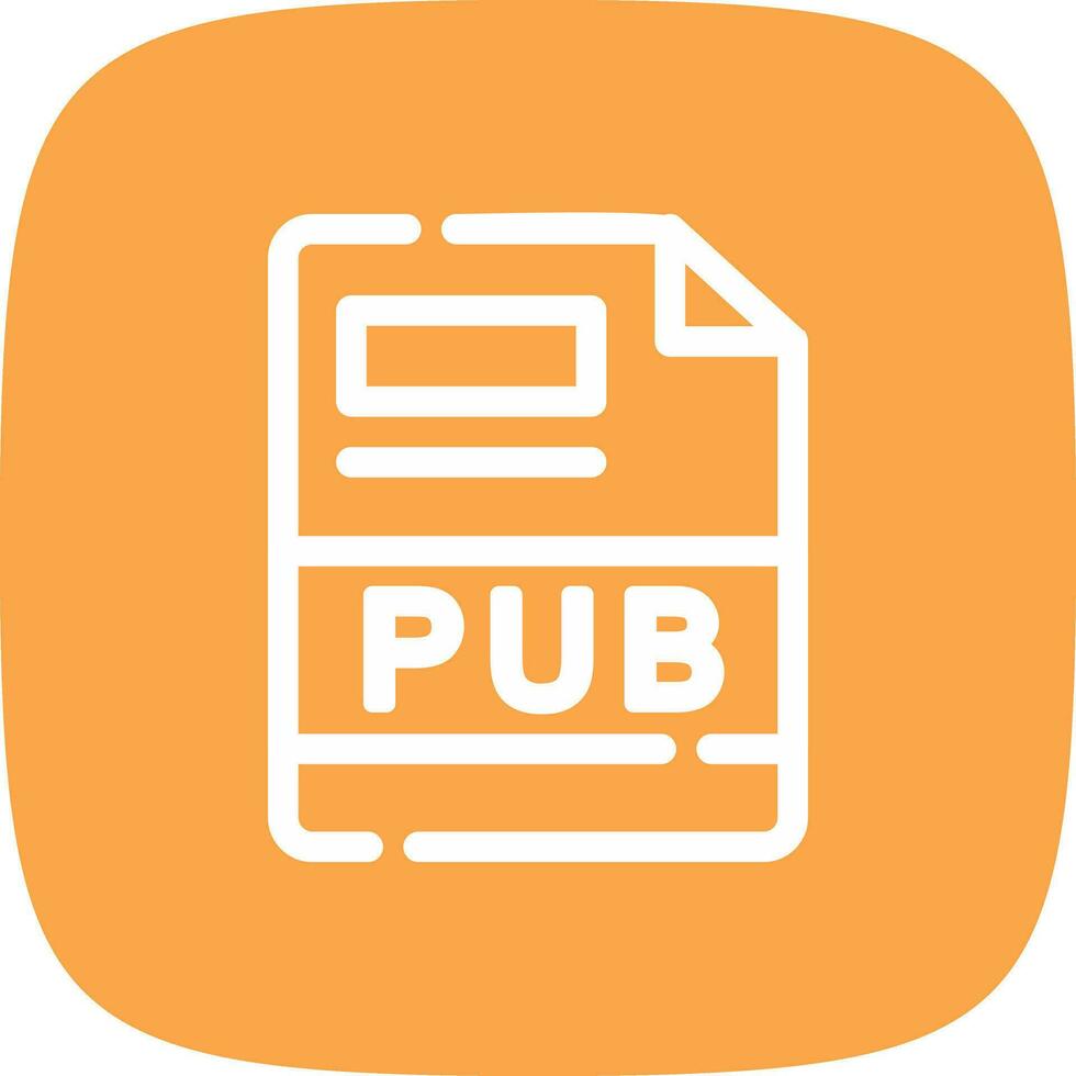 PUB Creative Icon Design vector