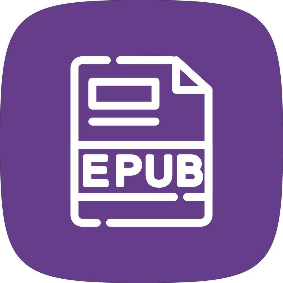 epub creativo icono diseño vector