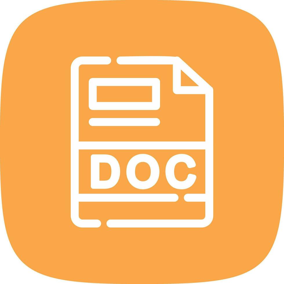 DOC Creative Icon Design vector