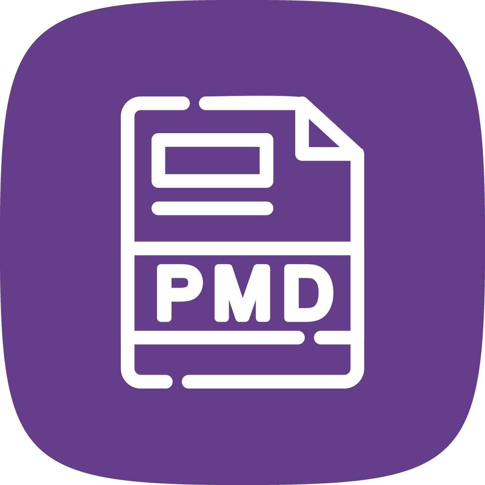 PMD Creative Icon Design vector