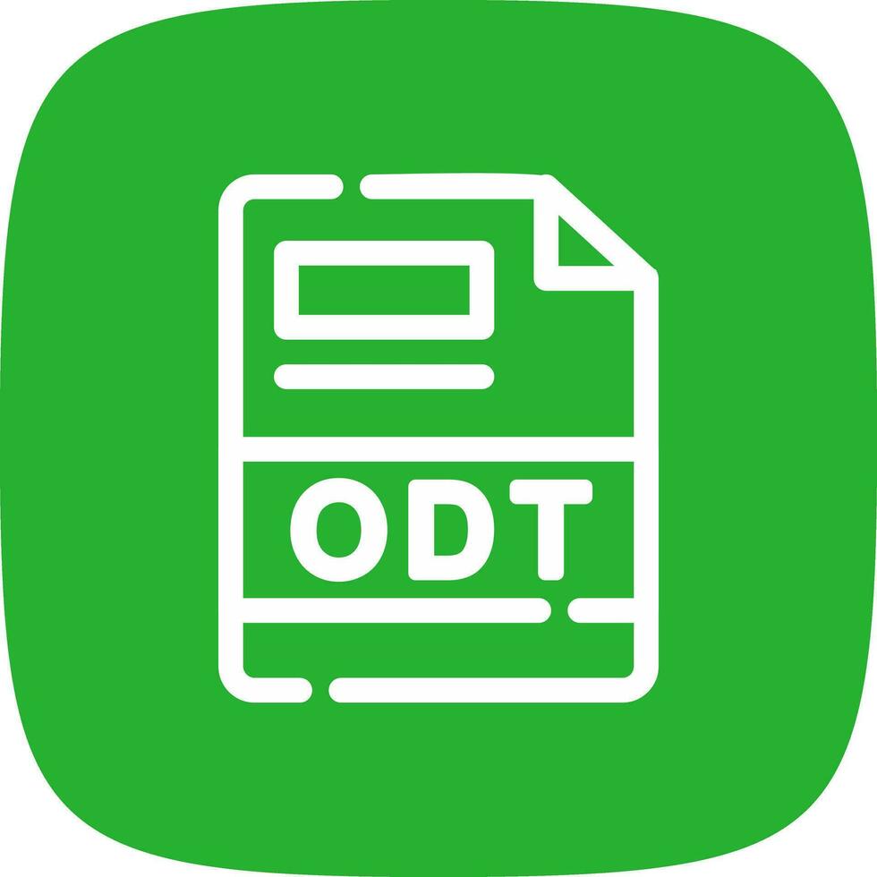 ODT Creative Icon Design vector