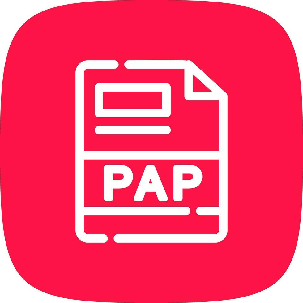 PAP Creative Icon Design vector