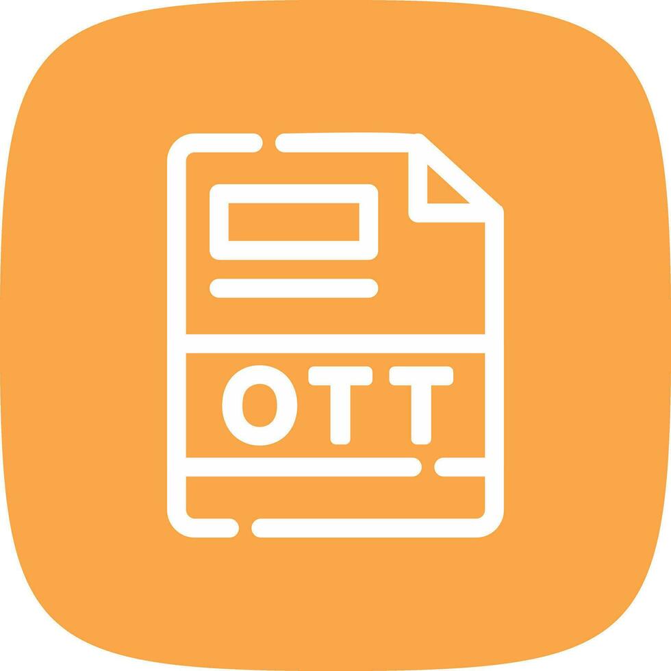 OTT Creative Icon Design vector