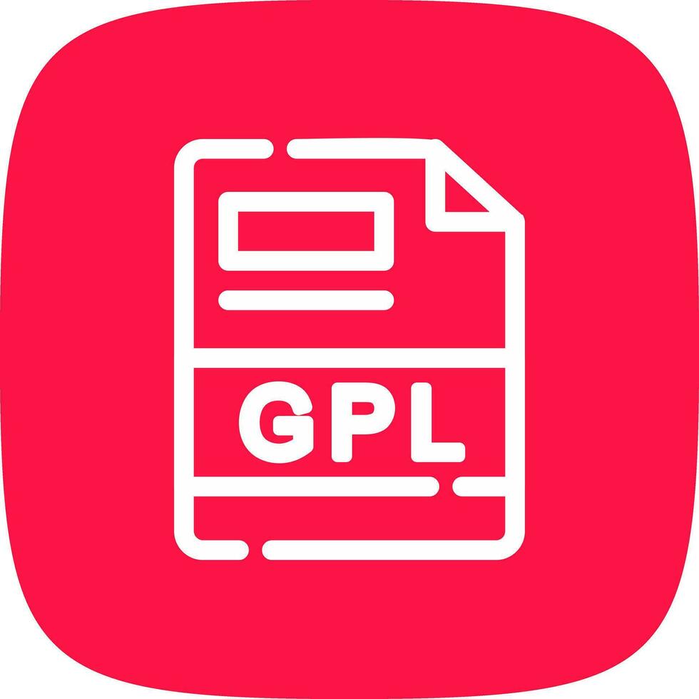 GPL Creative Icon Design vector