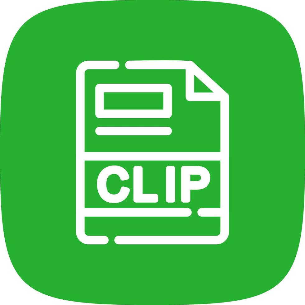 CLIP Creative Icon Design vector