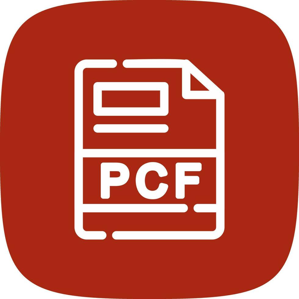 PCF Creative Icon Design vector