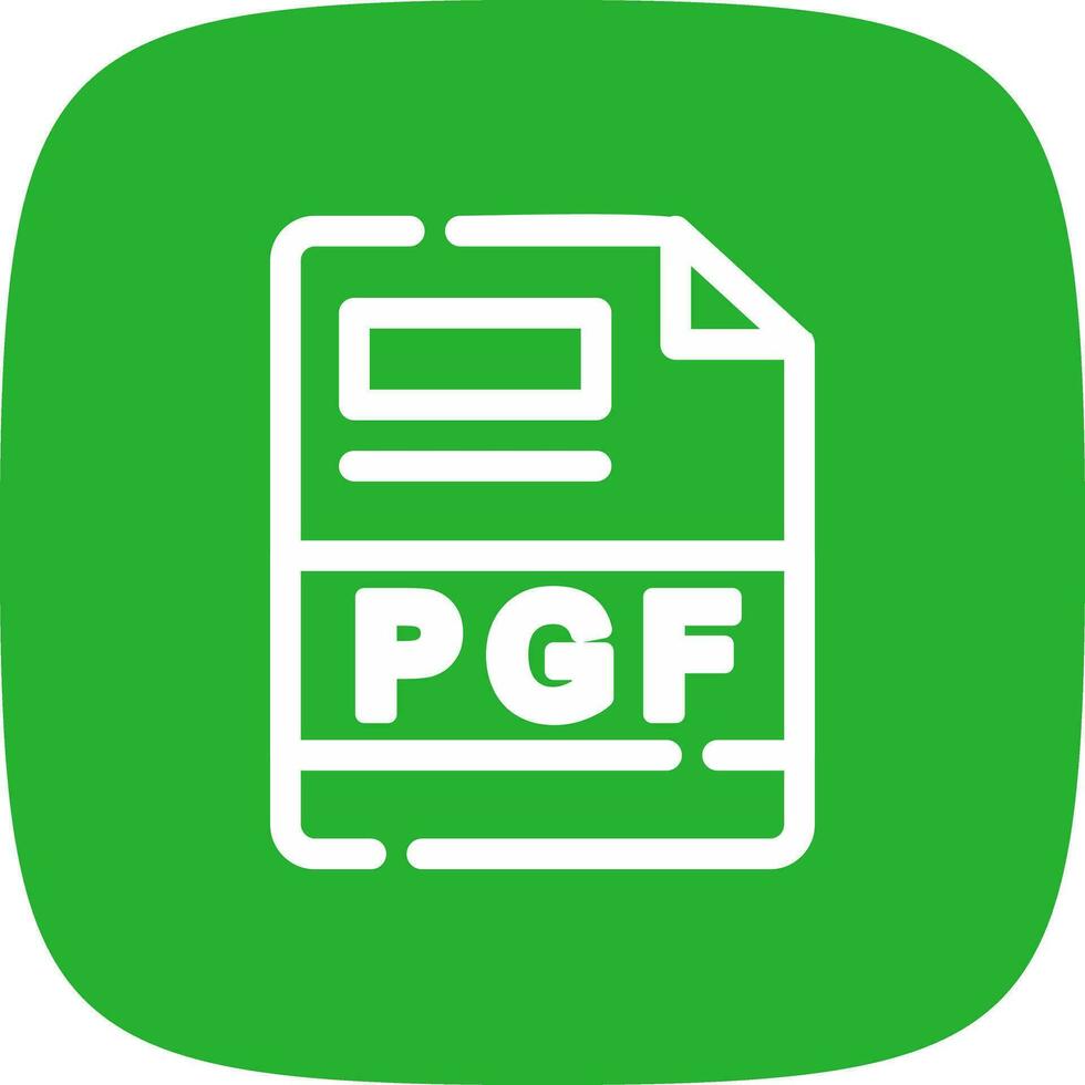 PGF Creative Icon Design vector