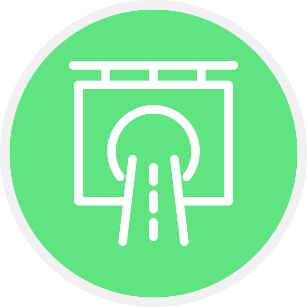 Tunnel Creative Icon Design vector
