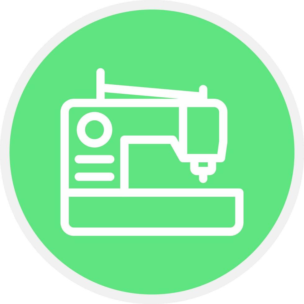 Sewing Machine Creative Icon Design vector