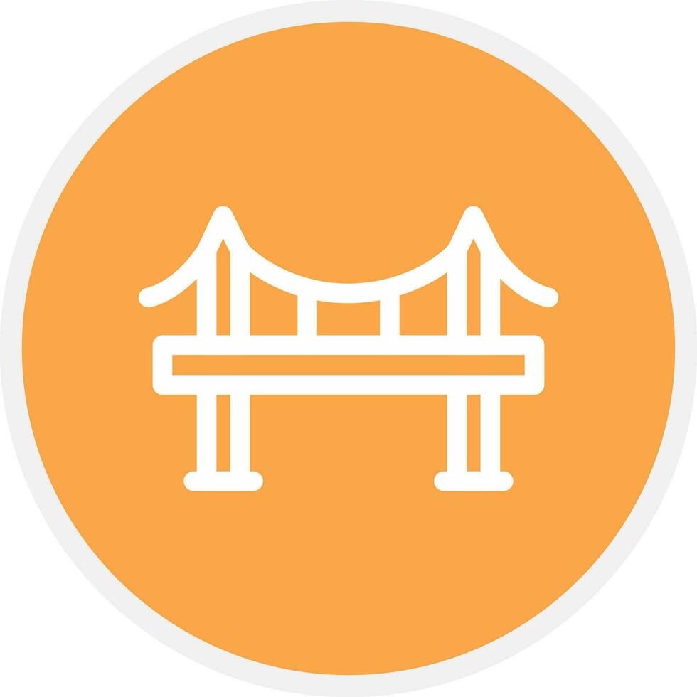 Bridge Creative Icon Design vector