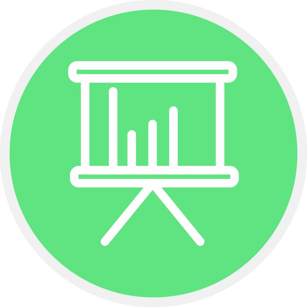 Growth Char Creative Icon Design vector