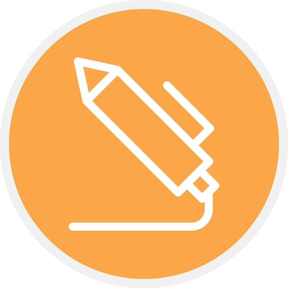 Light Pen Creative Icon Design vector