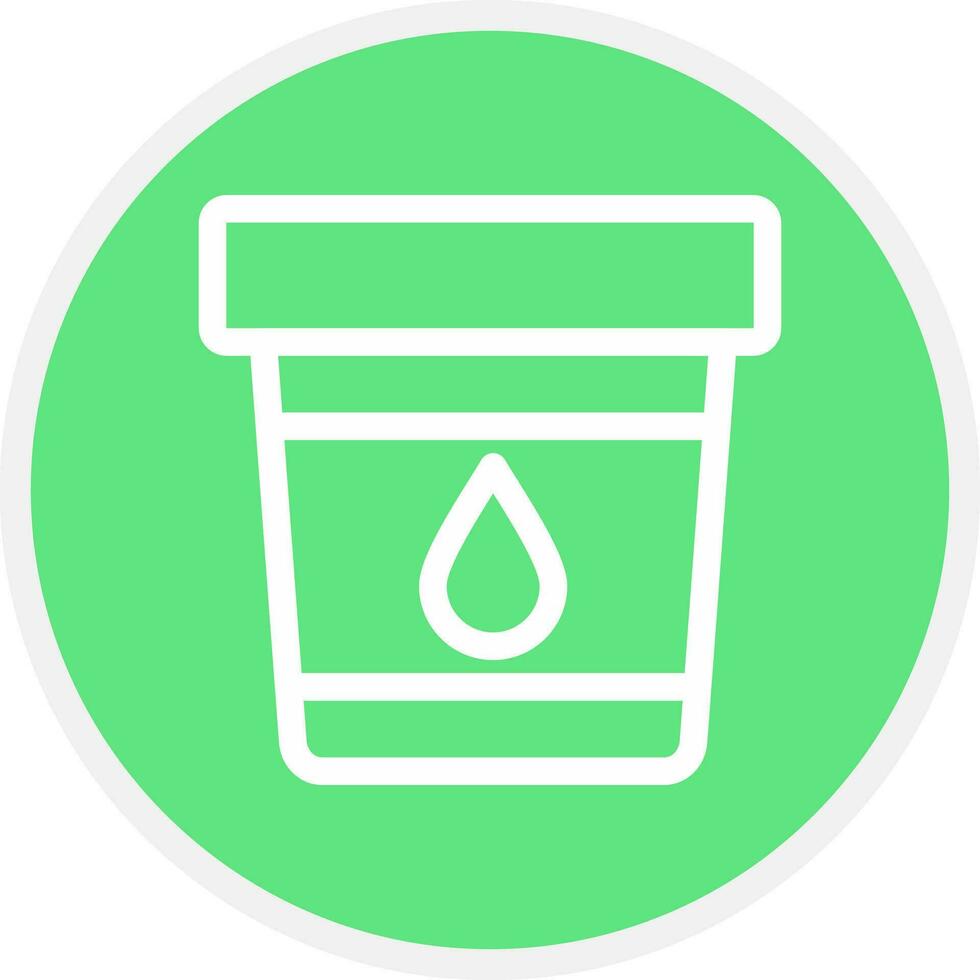 Urine Sample Creative Icon Design vector