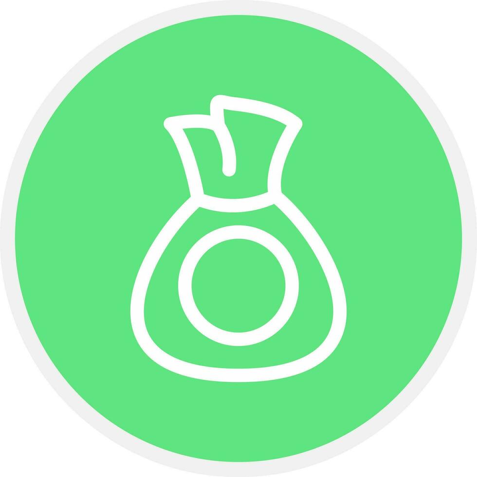 Money Bag Creative Icon Design vector