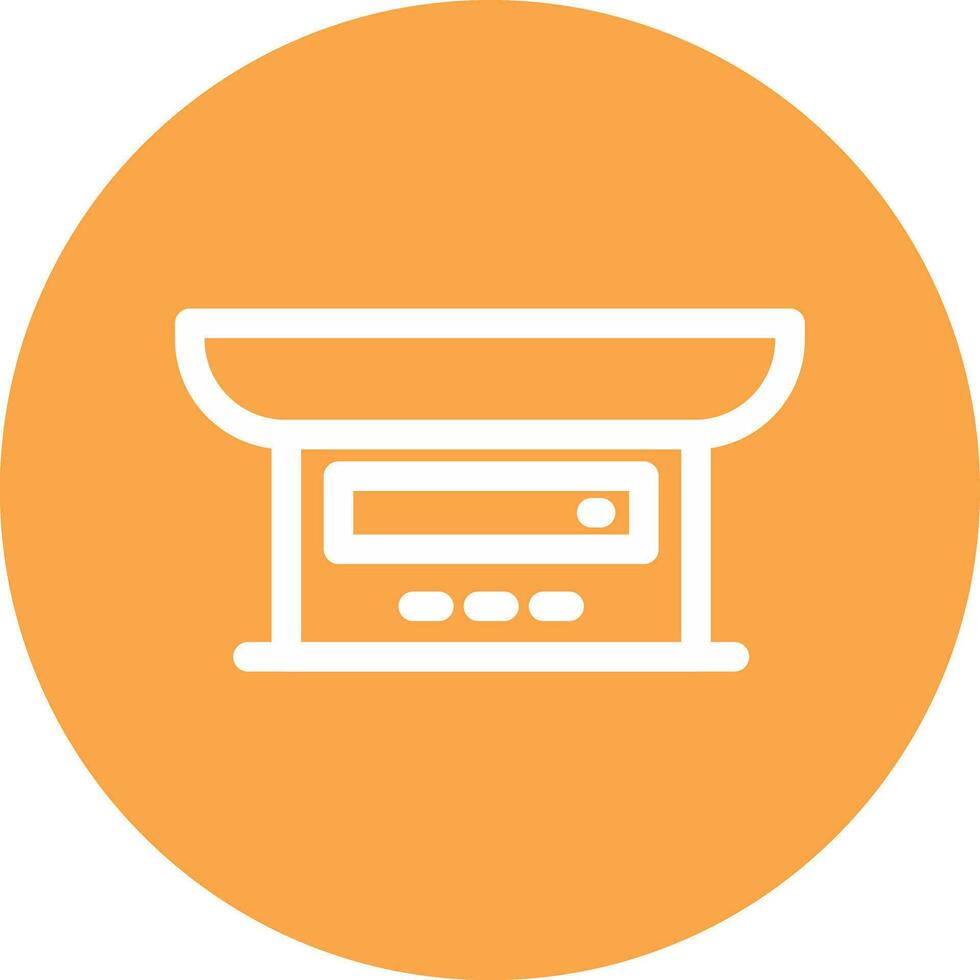 Baby Weight Creative Icon Design vector