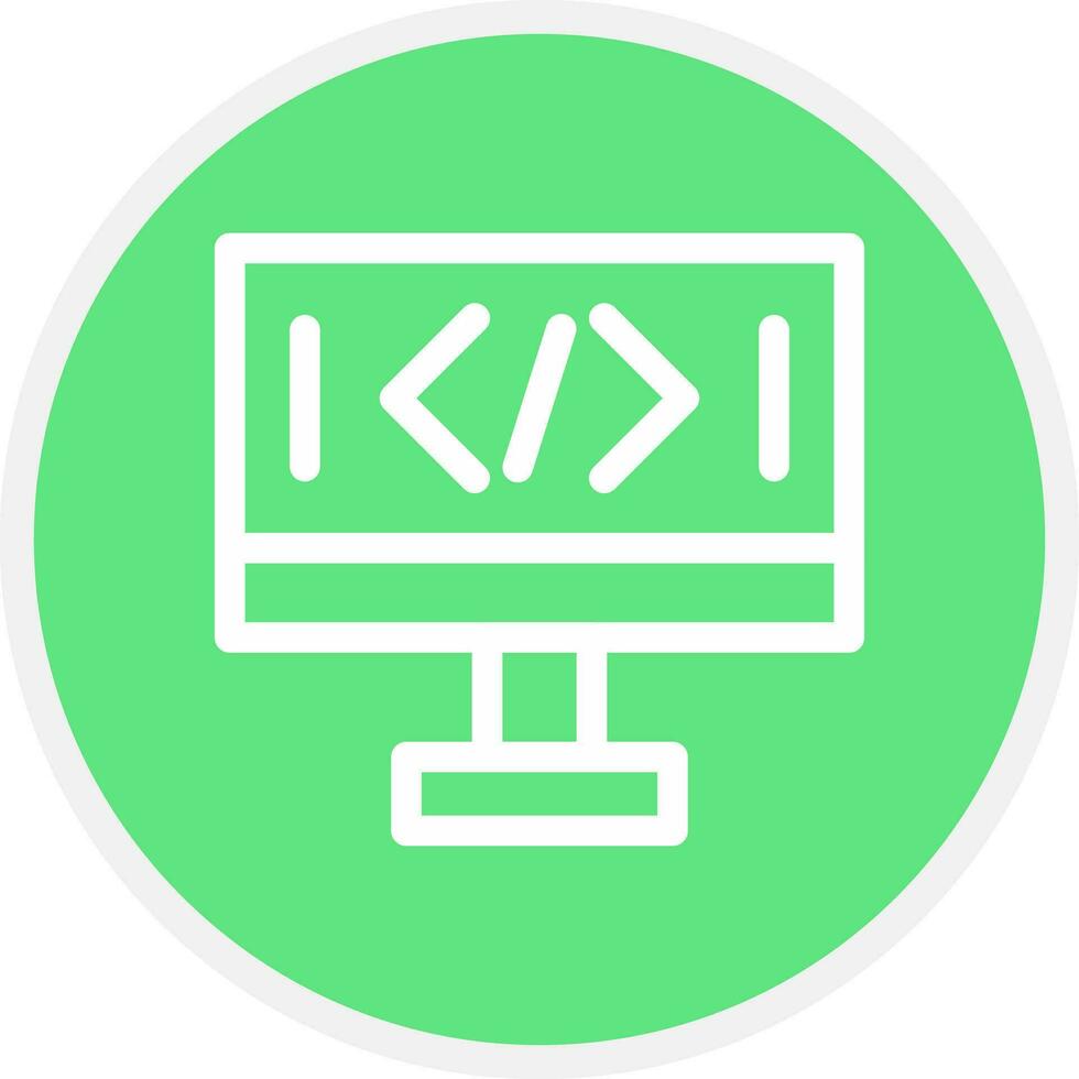 Coding Creative Icon Design vector