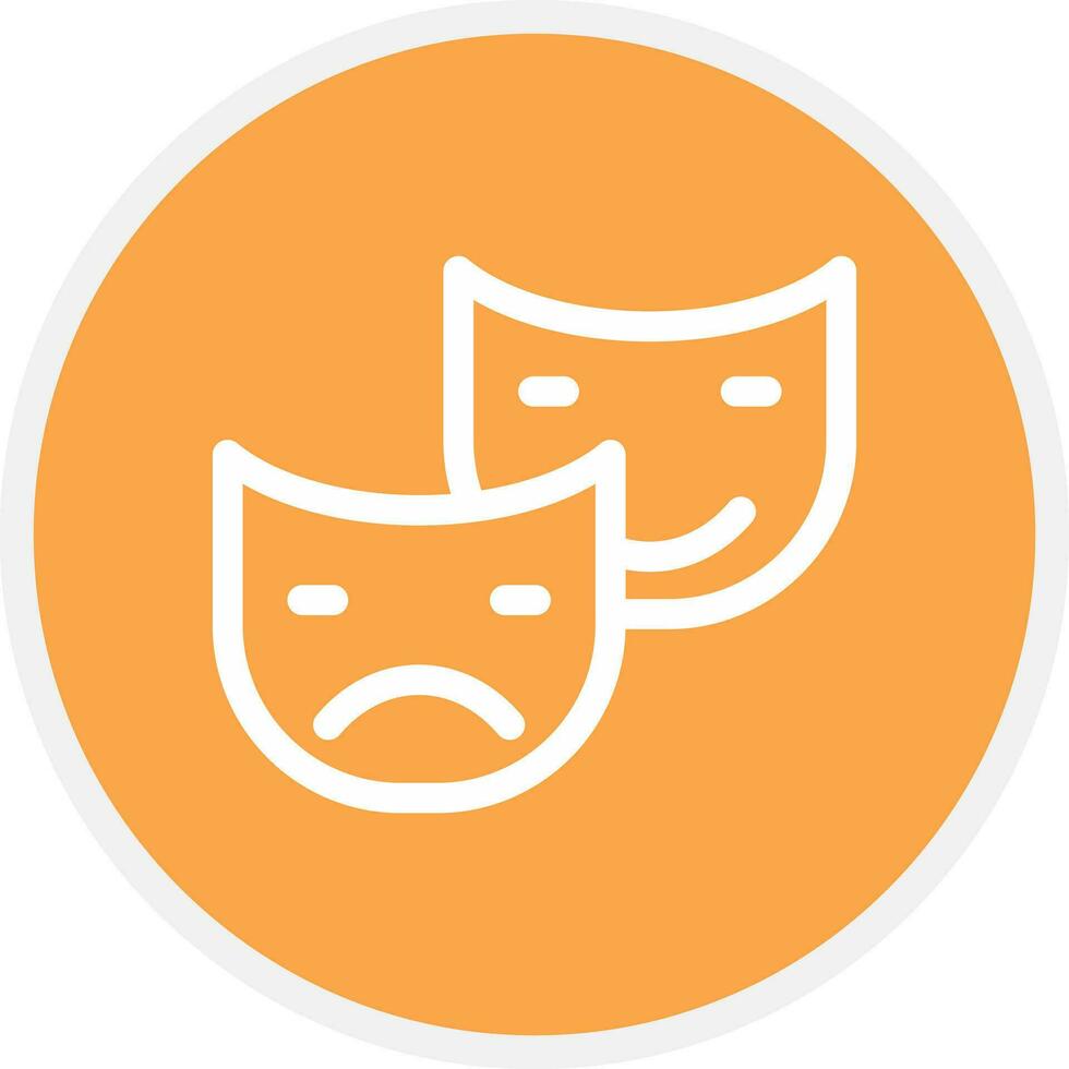 Comedy Creative Icon Design vector