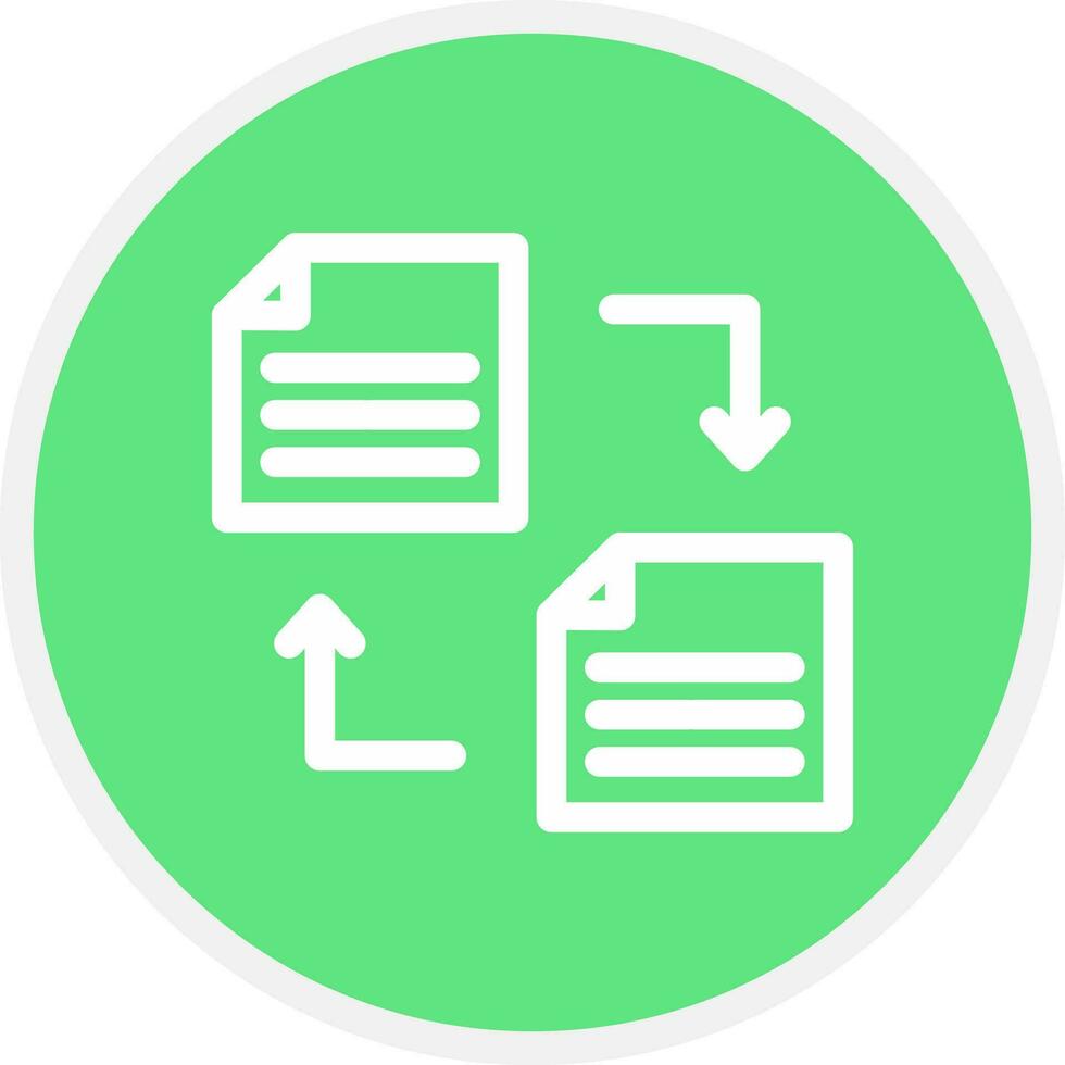 File Transfer Creative Icon Design vector