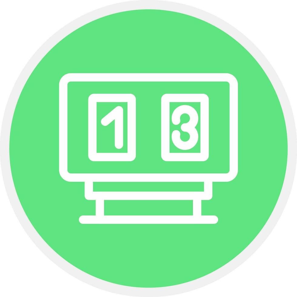 Scoreboard Creative Icon Design vector
